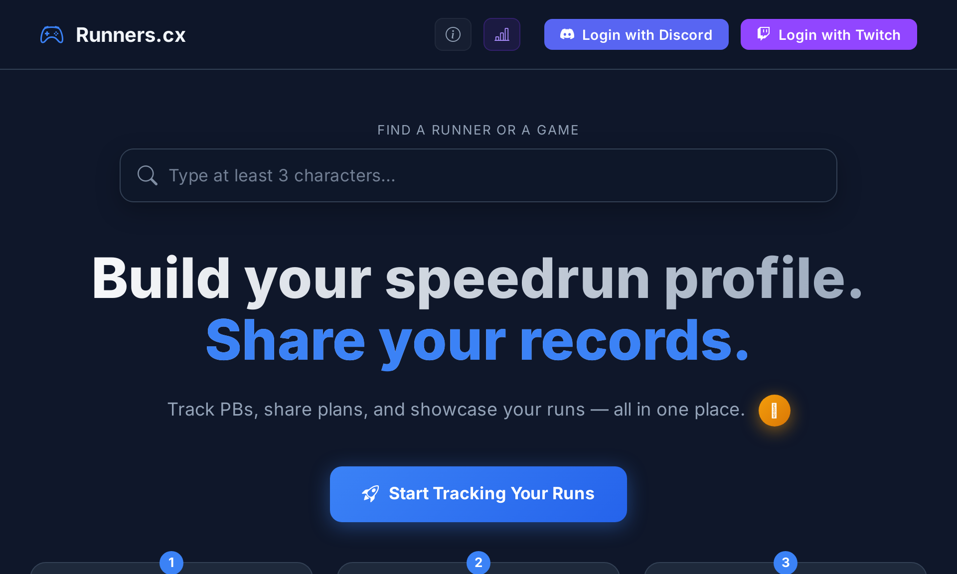 runners.cx preview